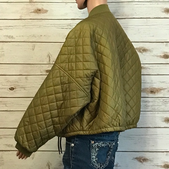 New Free People Easy Quilted Bomber 257 - Picture 2 of 6